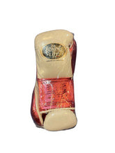 No Boxing No Life Red & White Boxing Gloves | Mexican Handmade Lace-Up Pro Training Gloves